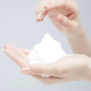 Equinox Cleaning Hand full of foaming soap