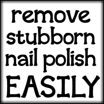 How To Remove Stubborn Nail Polish Stains